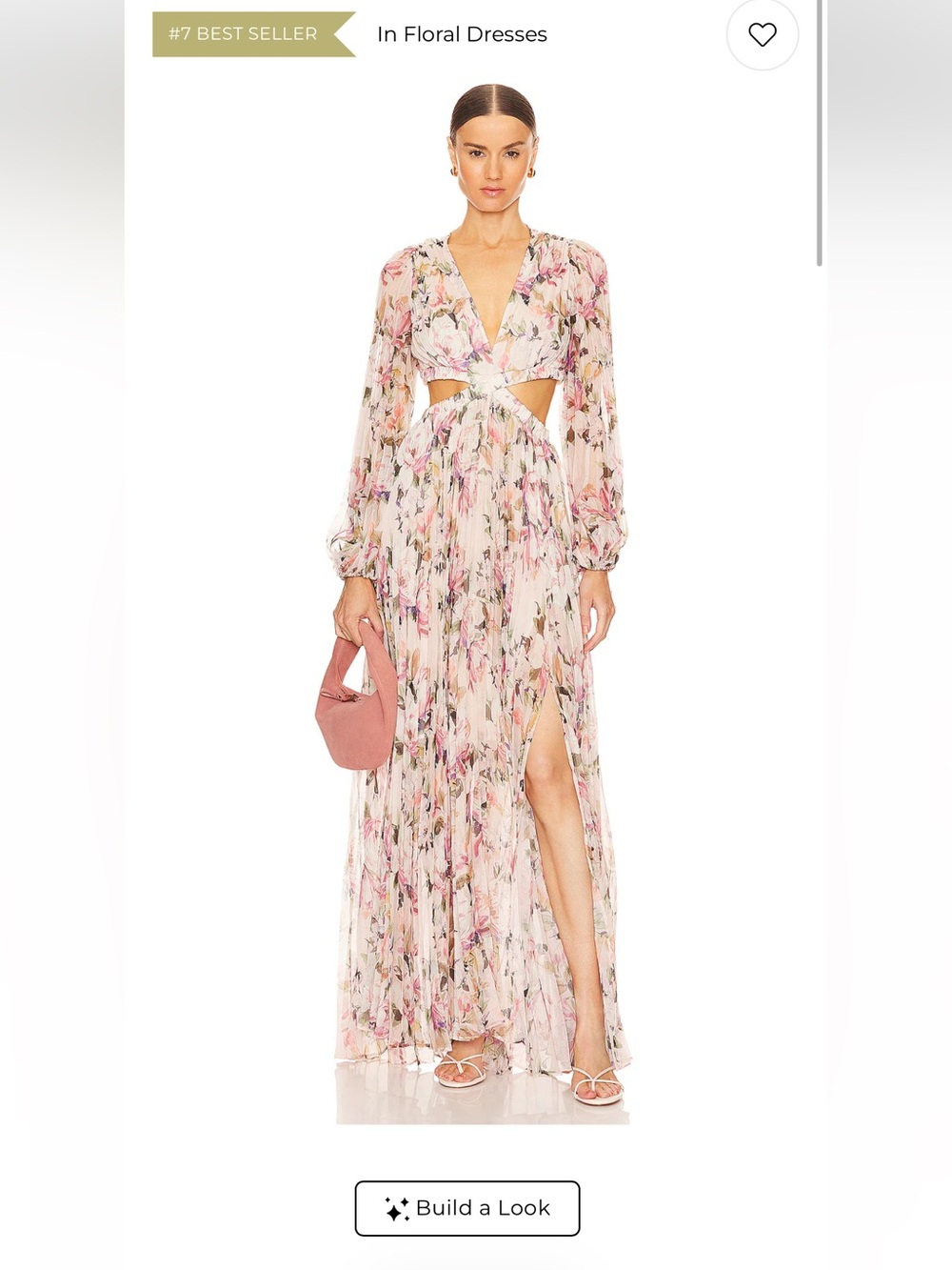 ASTR the label Revery Dress in Cream Pink Floral
